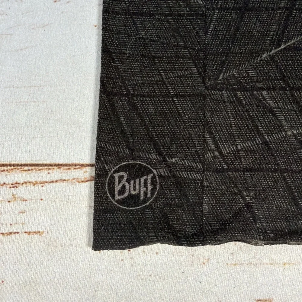 Buff Multifunctional Neckwear Gaiter Black Gray Pattern Headband Scarf